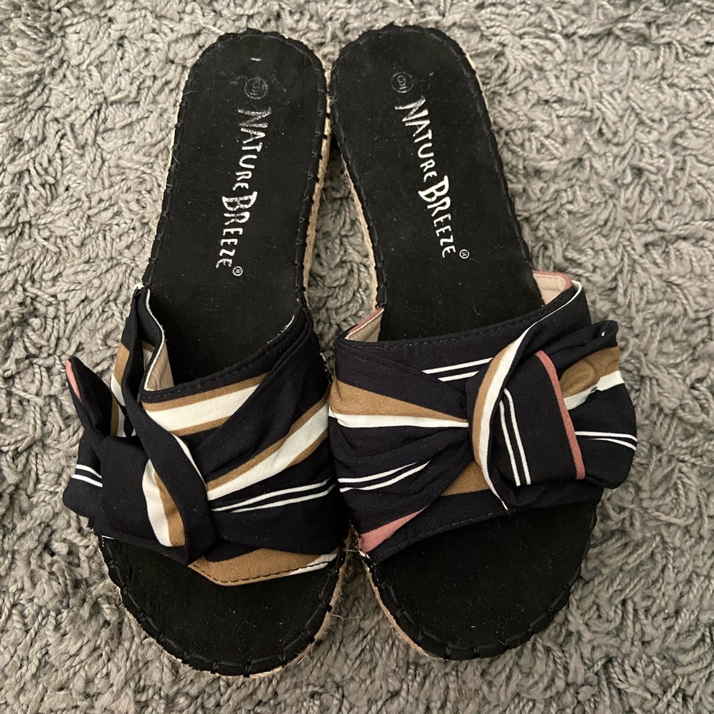 Nature Breeze platform beach sandals